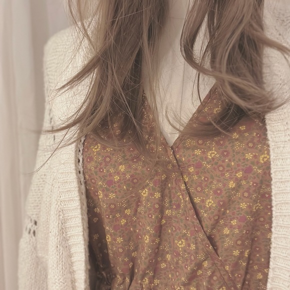 FOR LIVING IN: Peruvian Patchwork GrandamaCore Cardigan Ethical Item - Picture 2 of 13